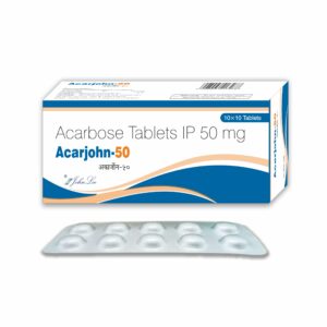 Acarjohn-25; Acarbose IP 25 Mg: Control blood sugar levels