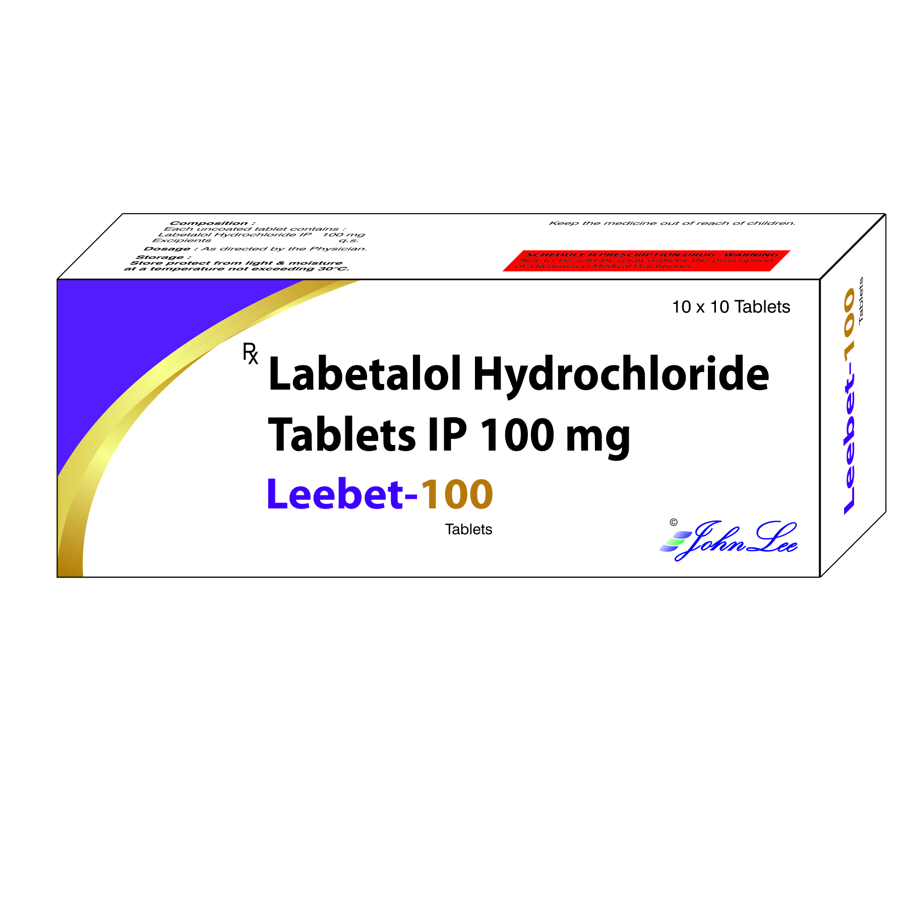 Leebet-100 – Johnlee Pharmaceuticals Pvt. Ltd.