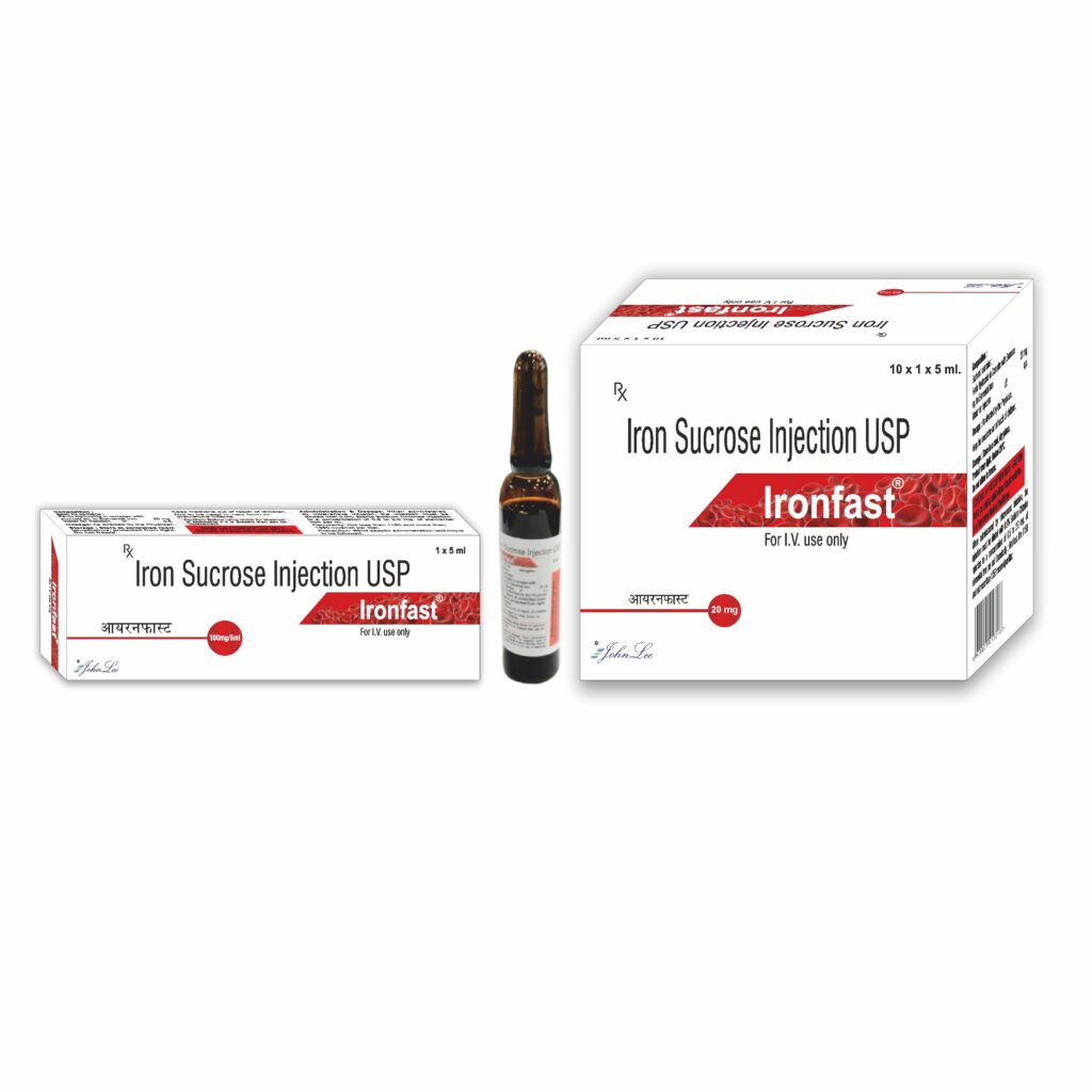 Ironfast Inj - Johnlee Pharmaceuticals Pvt. Ltd.
