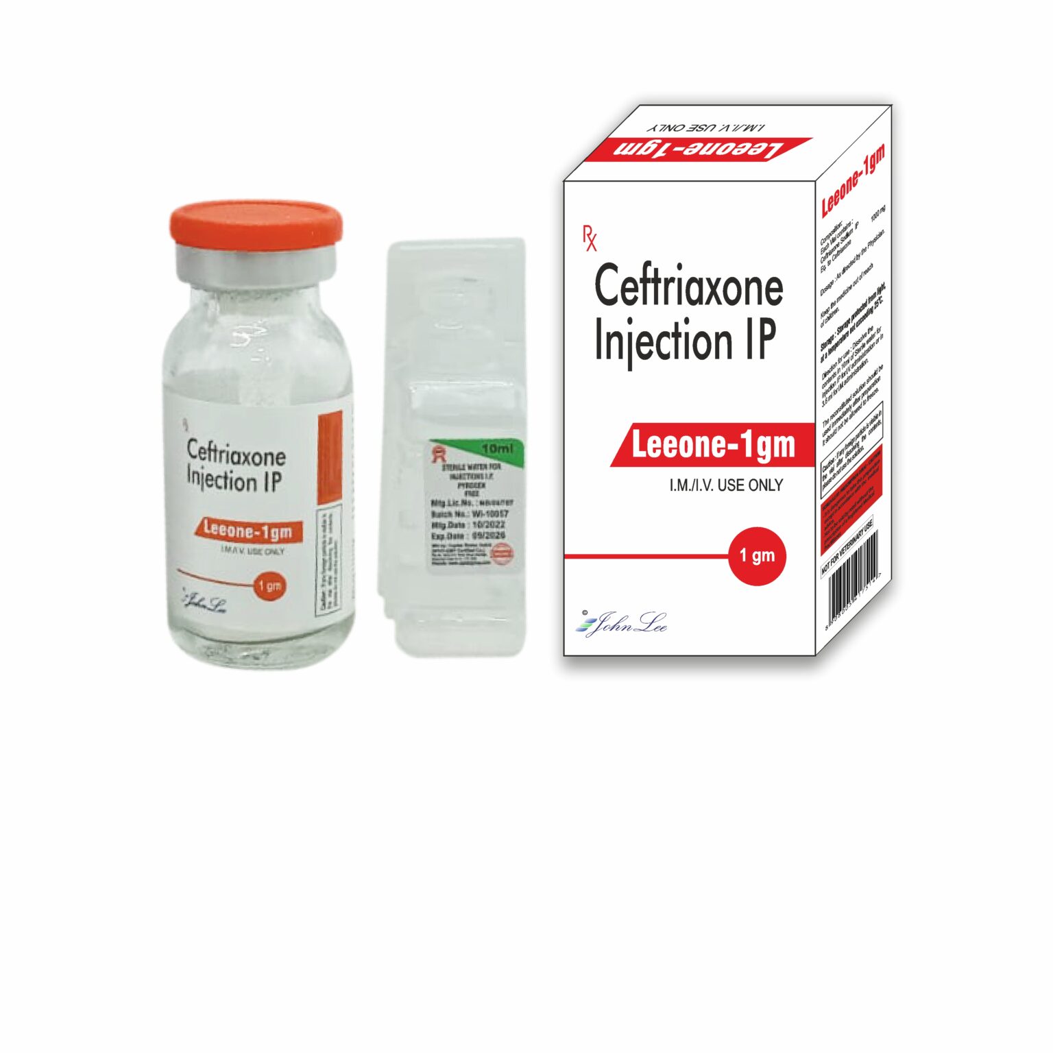 X Inj Leeone-1gm Inj - Johnlee Pharmaceuticals Pvt. Ltd.