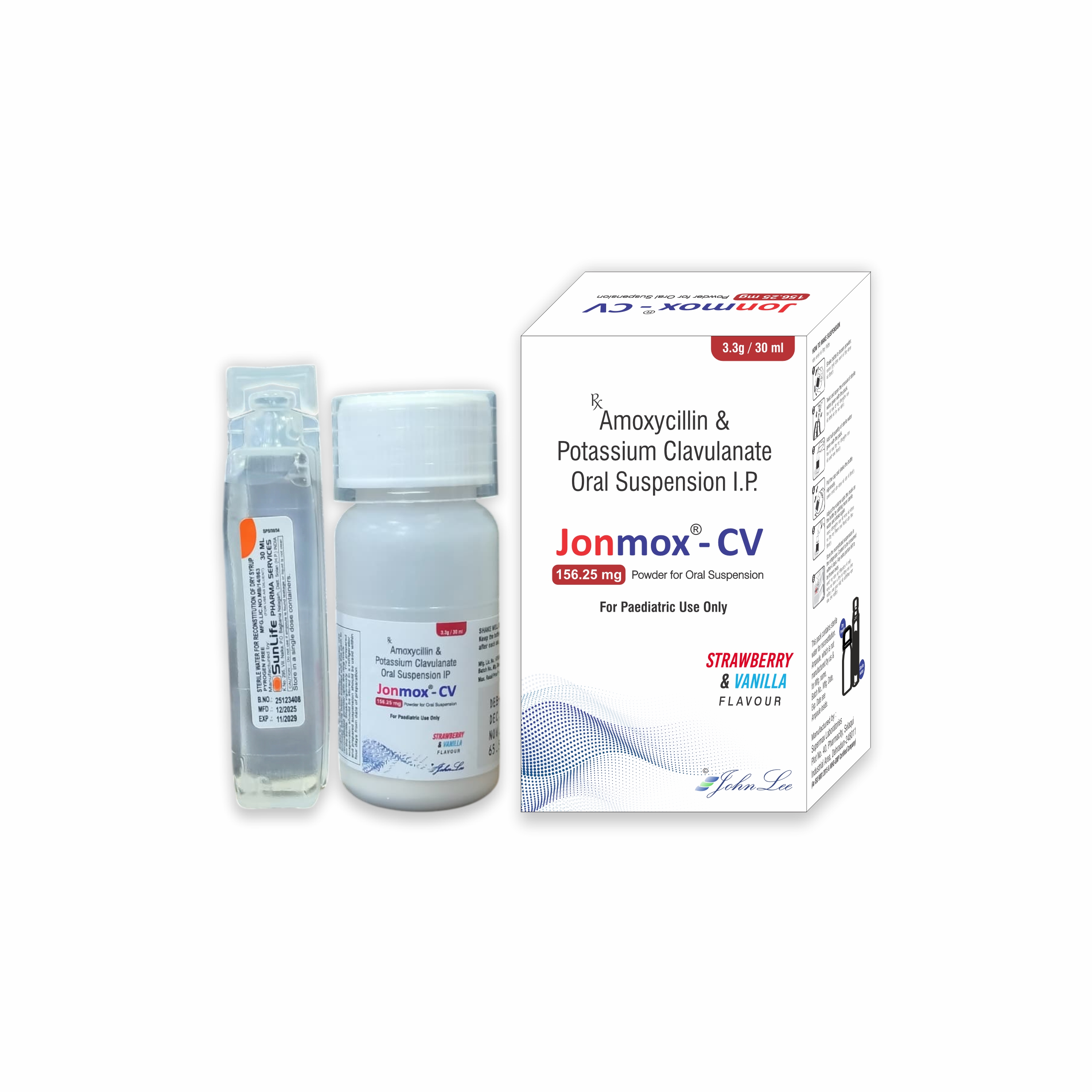 Jonmox CV 156.25 Dry Syrup